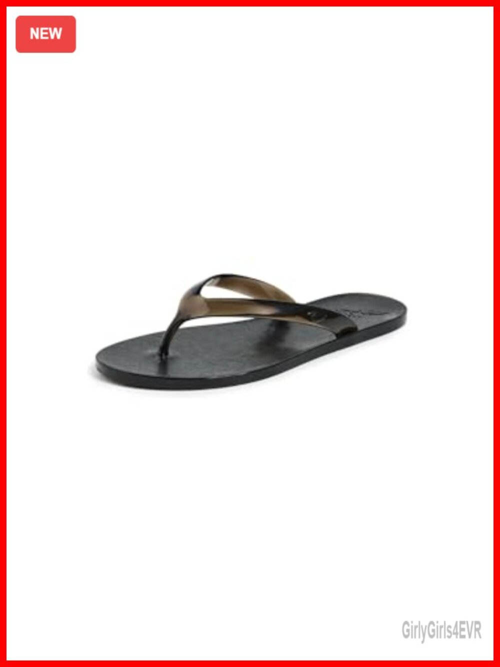 Jelly Flip Flops Slip On Slingback PVC Sandals Casual